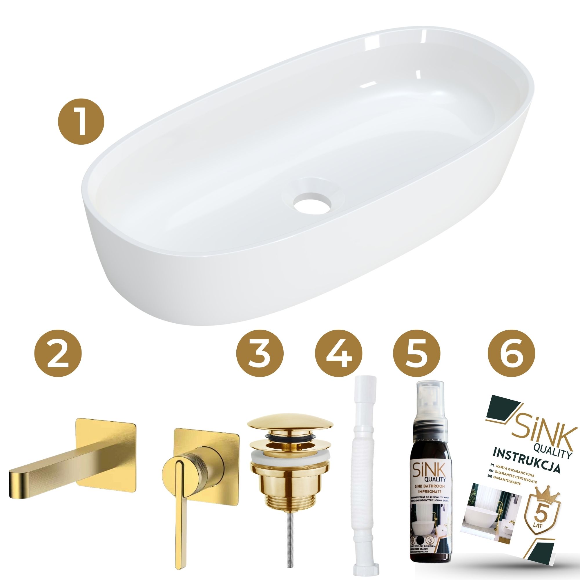 Zestaw: łazienka elegancka